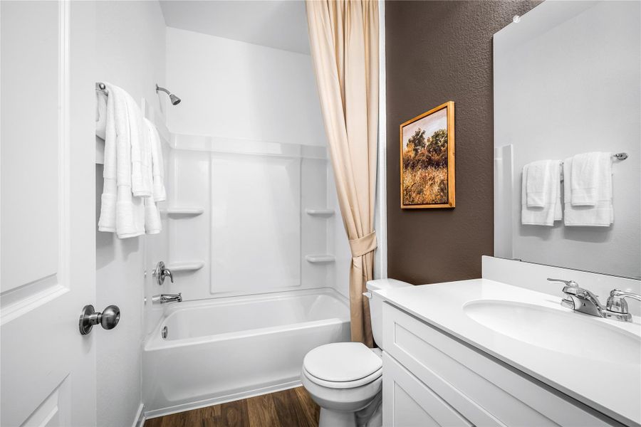 Furnished interior view inside a new home in Larson Crossing, Elgin (Image 9).