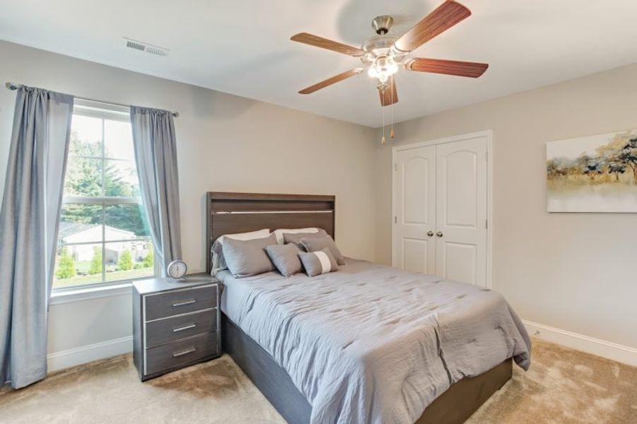 Representative furnished interior of a home built from the Hanover by Keystone Homes NC in Council Creek, Graham (Image 19).