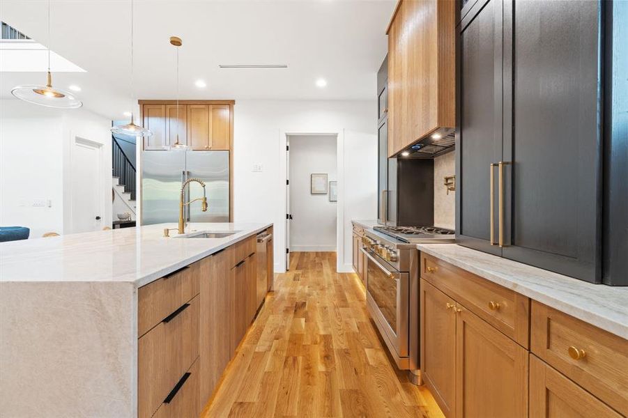 Furnished interior view inside a new home in , Dallas (Image 5).