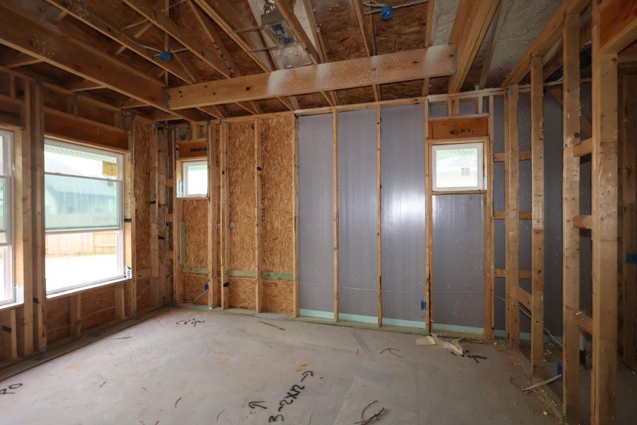 In-progress construction of a new home in , Conroe, TX (Image 27).