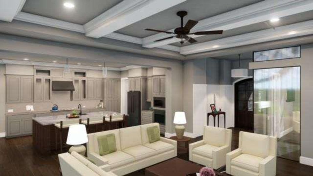 Furnished interior view inside a new home in , Gainesville (Image 5).