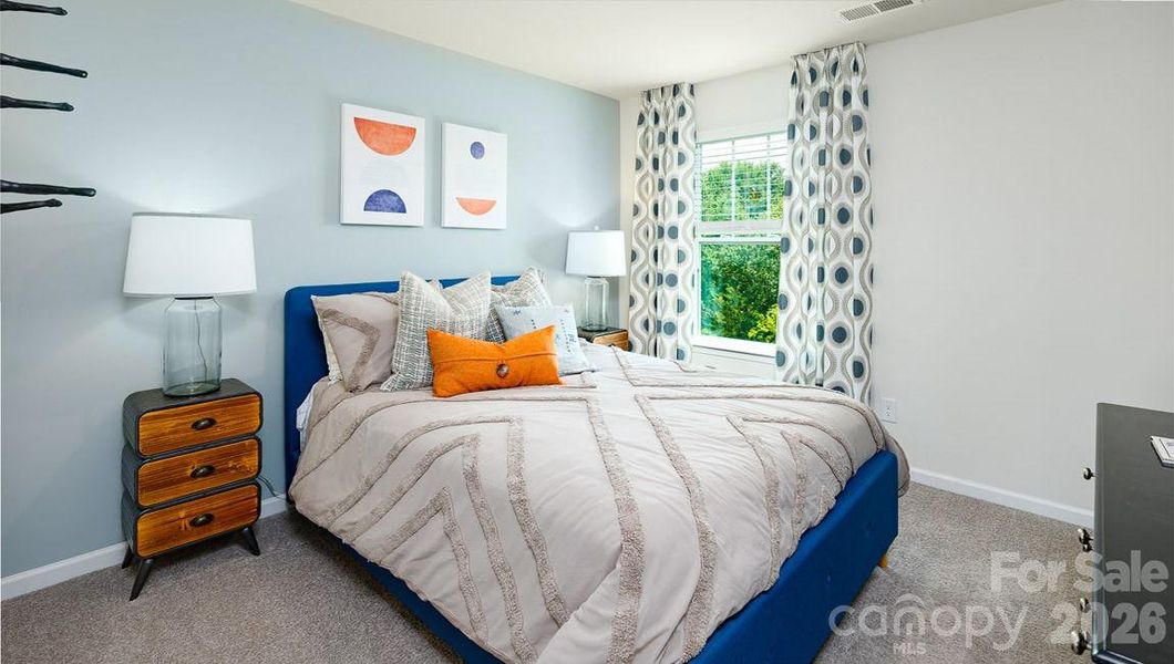 Furnished interior view inside a new home in Secrest Commons, Monroe (Image 32).