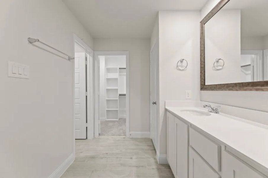 Front exterior of a new home in Timber Ridge, Corinth, TX, highlighting curb appeal (Image 26).