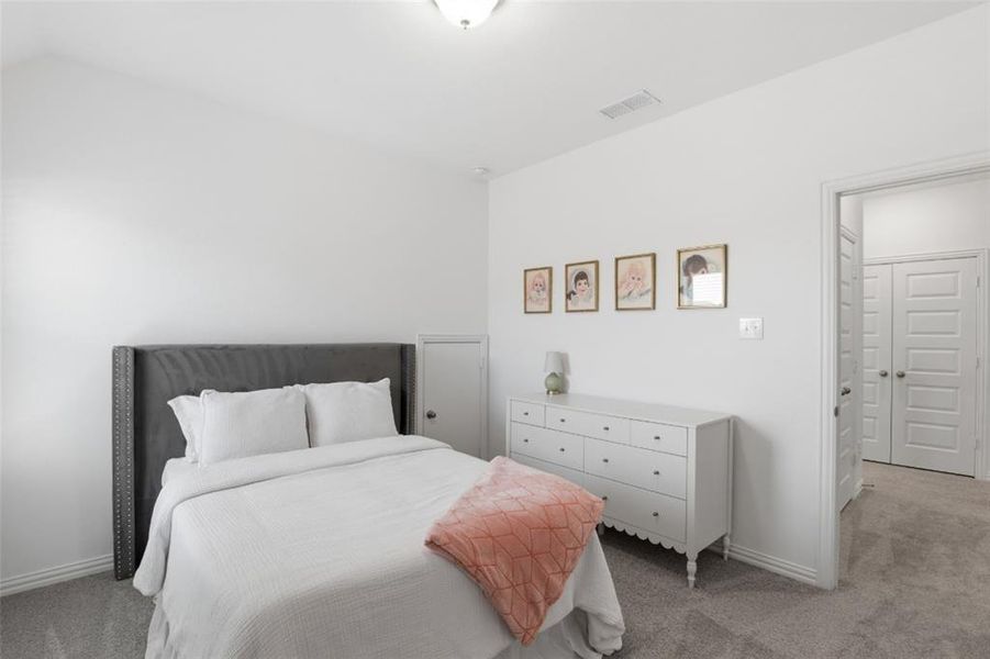 Furnished interior view inside a new home in Whitewing Trails, Princeton (Image 36).