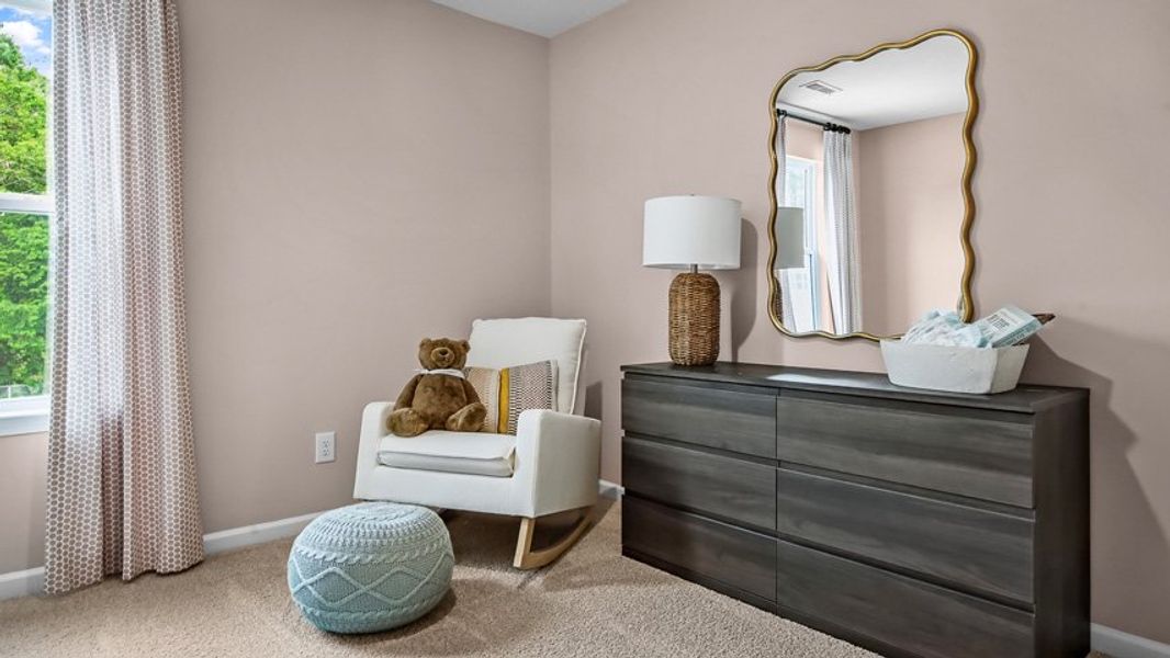 Furnished interior view inside a new home in North Village Townes, Greensboro (Image 20).