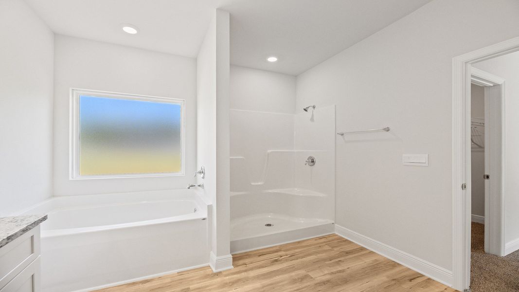 Representative unfurnished interior of a home built from the The Hawthorne by D.R. Horton in Meadows at Rehwinkel, Crawfordville (Image 25).