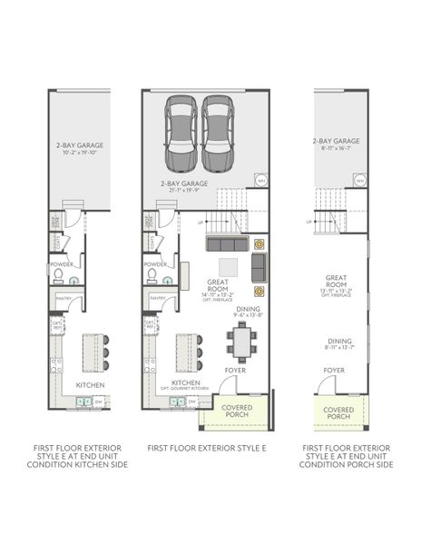 2D floor plan layout for the Clarion by Tri Pointe Homes in Southbridge, Fort Mill, SC (Image 3).