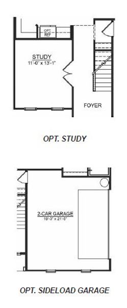 2D floor plan layout for the Fleetwood by D.R. Horton in Harrison Valley, Simpsonville, SC (Image 7).
