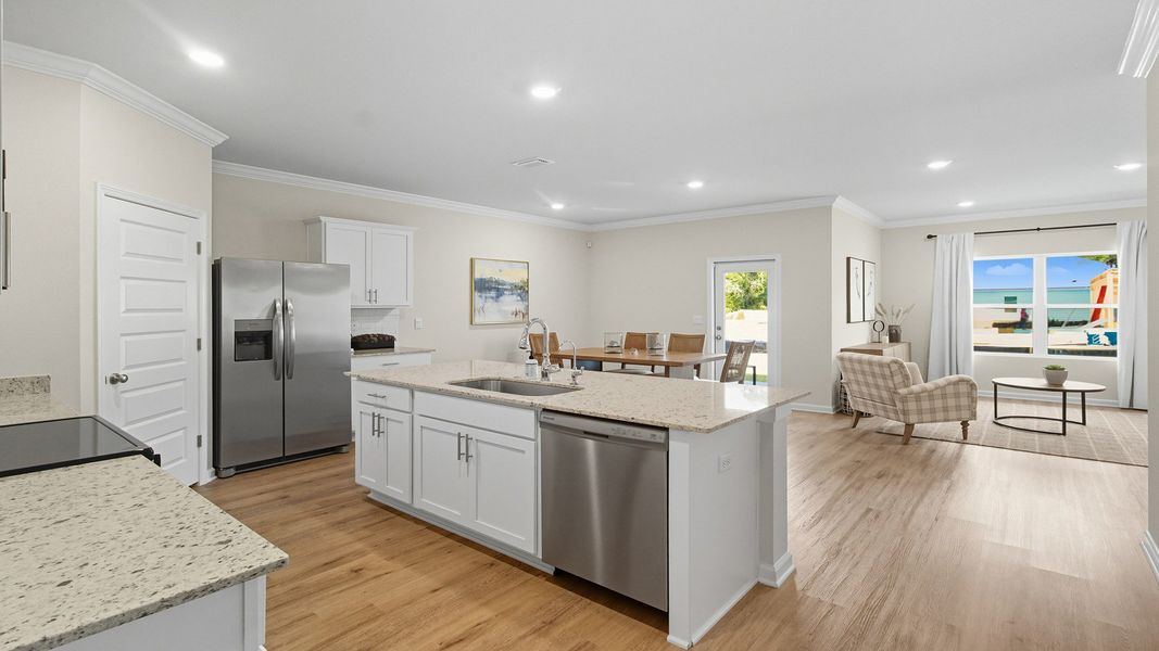 Furnished interior view inside a new home in Olson Ridge, Tallahassee (Image 9).