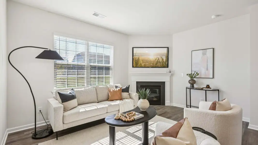 Representative furnished interior of a home built from the Cali by D.R. Horton in Sweetwater Village, Rockwell (Image 9).