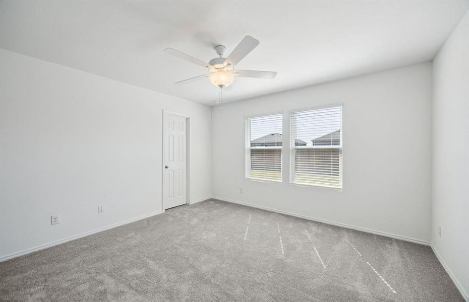 Owners' suite with large windows Owners' suite with large windows