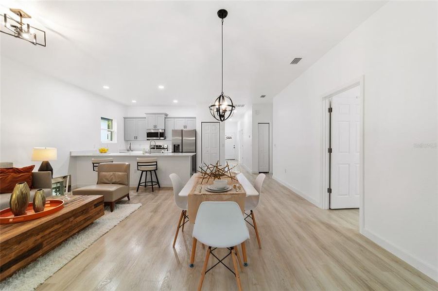 Furnished interior view inside a new home in , Ocala (Image 8).