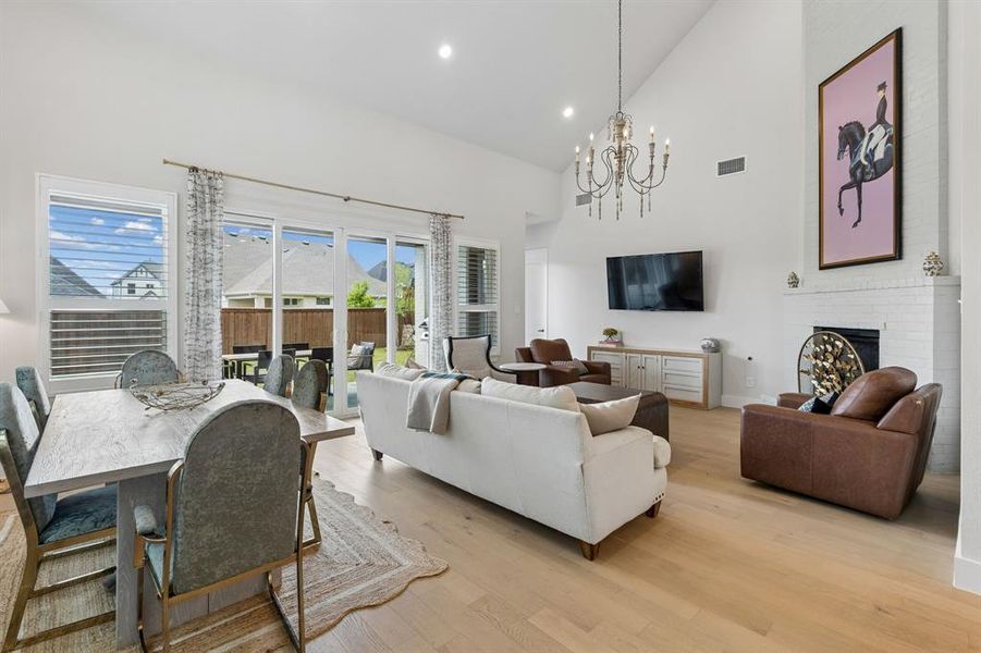 Furnished interior view inside a new home in Walsh: Artisan Series - 50' lots, Aledo (Image 17).