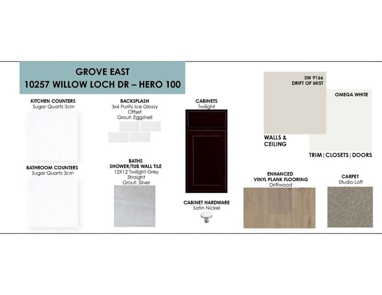 Sample of building materials used in homes in Grove East, Temple (Image 4). Sample of building materials used in homes in Grove East, Temple (Image 4).