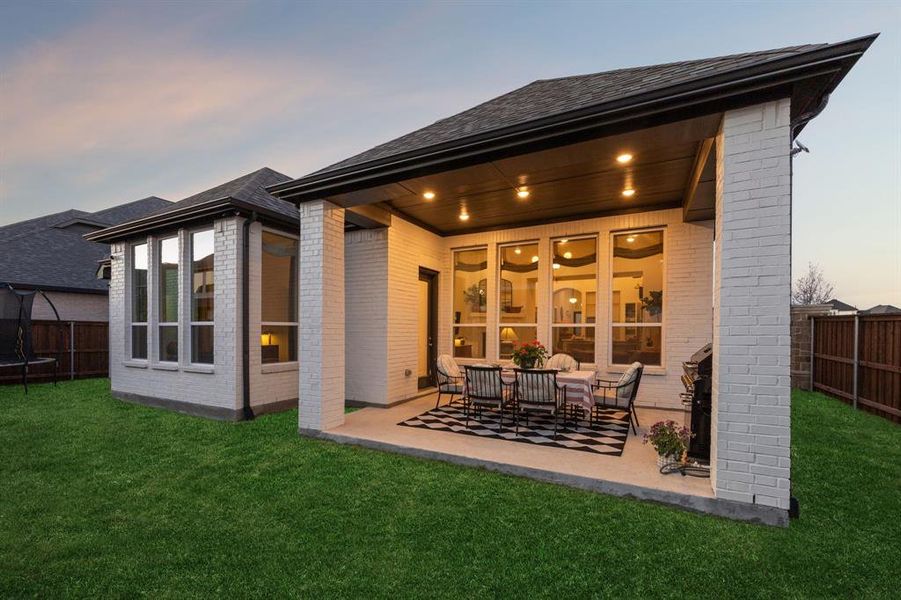 Exterior details and patio area of a home in , Rockwall (Image 23).