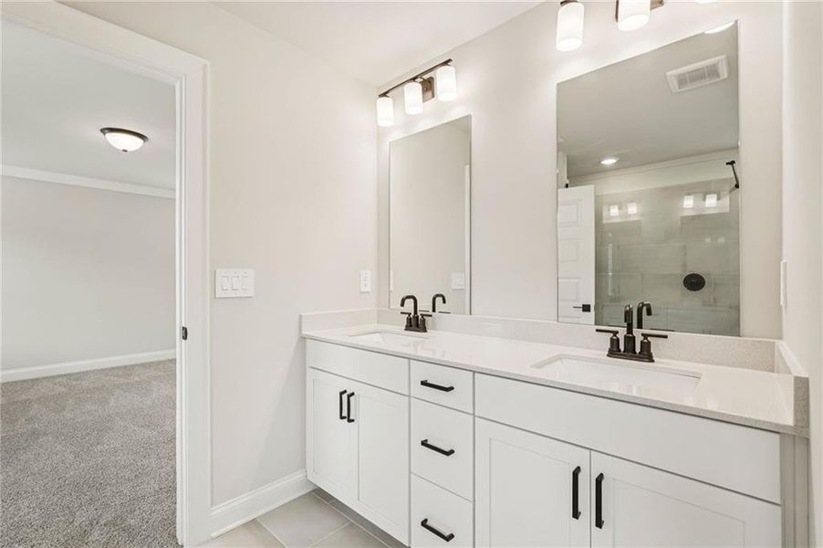 Furnished interior view inside a new home in Hemingway - Reserve Series, Cumming (Image 19).