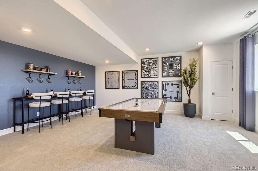 Furnished interior view inside a new home in , Parker (Image 33).