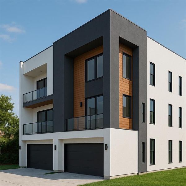 Exterior details and patio area of a home in , Dallas (Image 2).