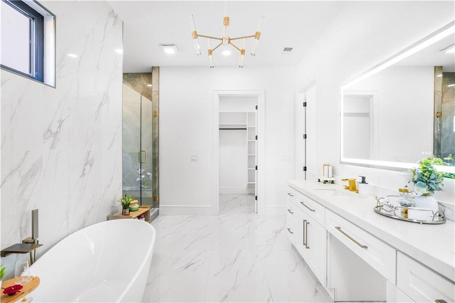 Furnished interior view inside a new home in , Lawrenceville (Image 61).