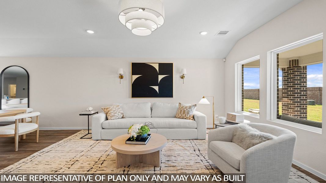 Furnished interior view inside a new home in Sunterra Lakes, Brookshire (Image 26).