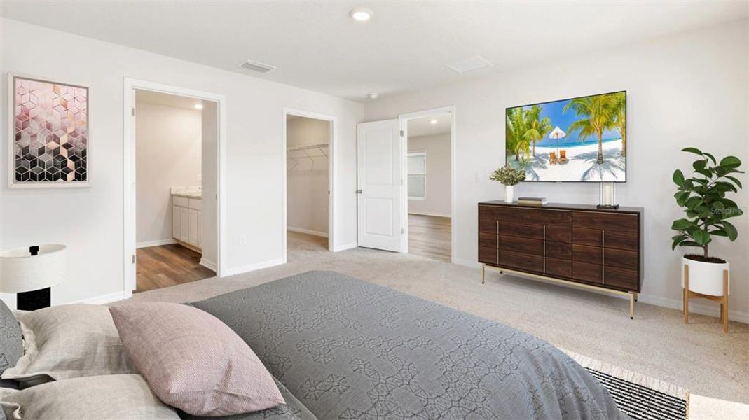 Furnished interior view inside a new home in Bella Lago, Parrish (Image 12).