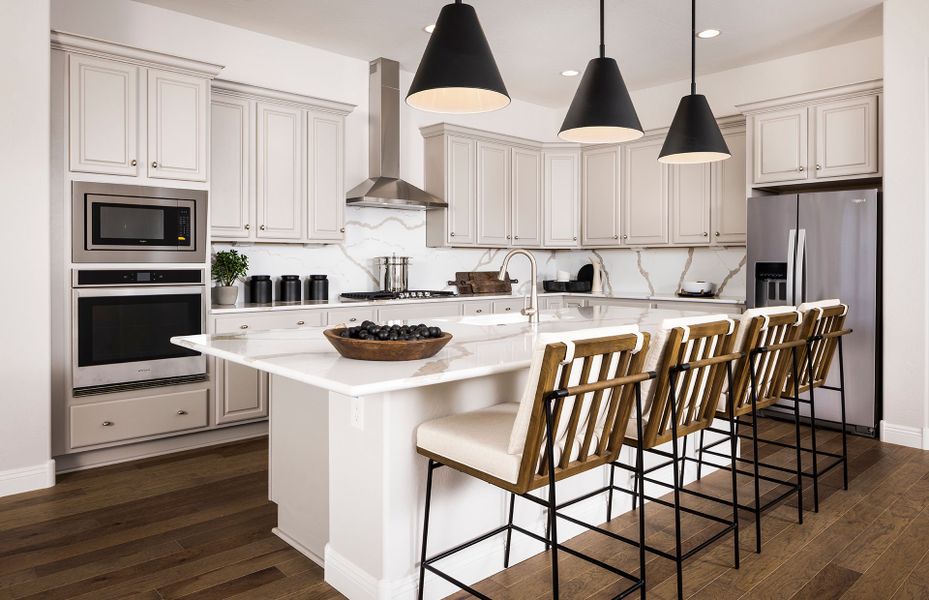 Representative furnished interior of a home built from the Virtue by Pulte Homes in Regent Hills - Enchantment Series, Buckeye (Image 11).