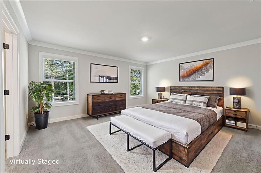 Furnished interior view inside a new home in Martin Springs - Estate Series, Lawrenceville (Image 7). Furnished interior view inside a new home in Martin Springs - Estate Series, Lawrenceville (Image 7).