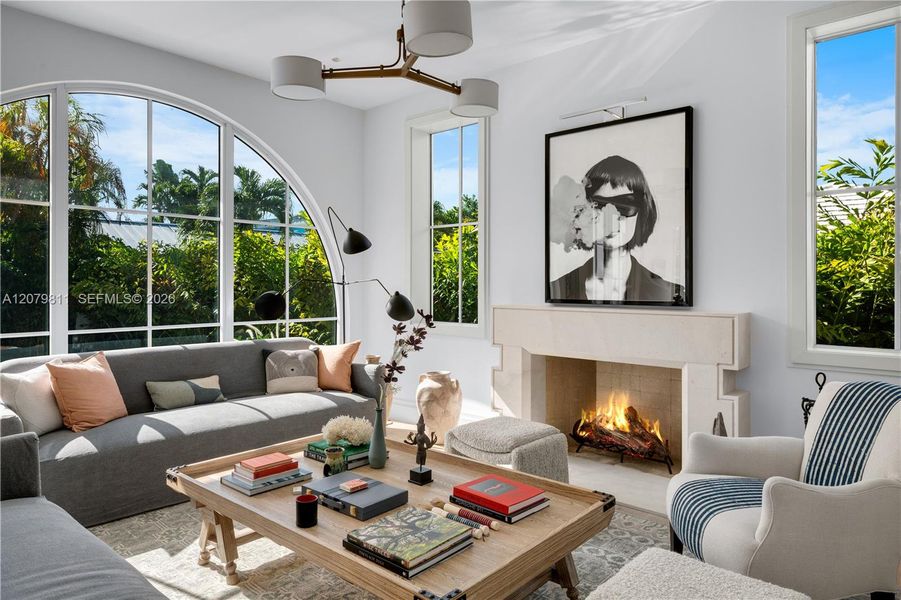 Furnished interior view inside a new home in , Key Biscayne (Image 41). Furnished interior view inside a new home in , Key Biscayne (Image 41).