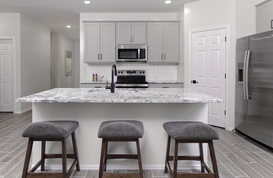 Kitchen. Finishes may vary, see Sales Counselor for details.