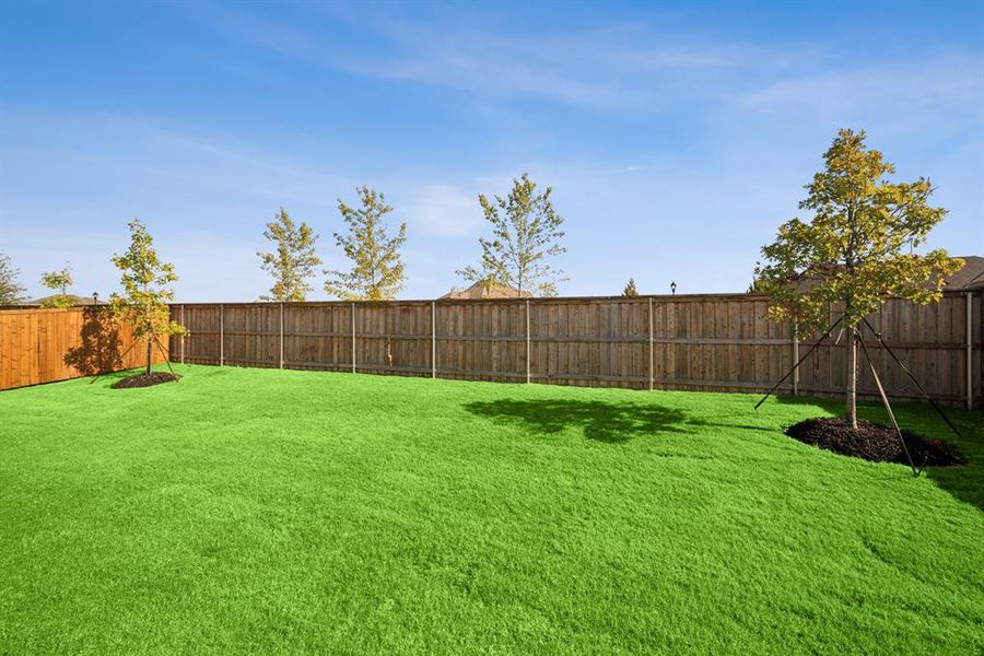 Exterior details and patio area of a home in Wellington, Haslet (Image 2).