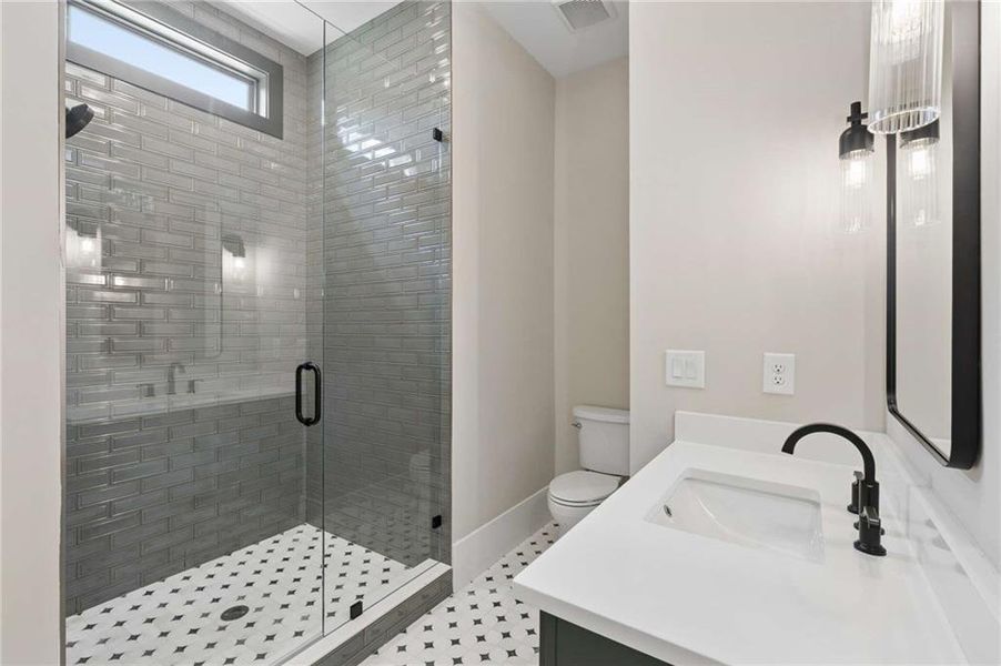 Furnished interior view inside a new home in , Atlanta (Image 38). Furnished interior view inside a new home in , Atlanta (Image 38).