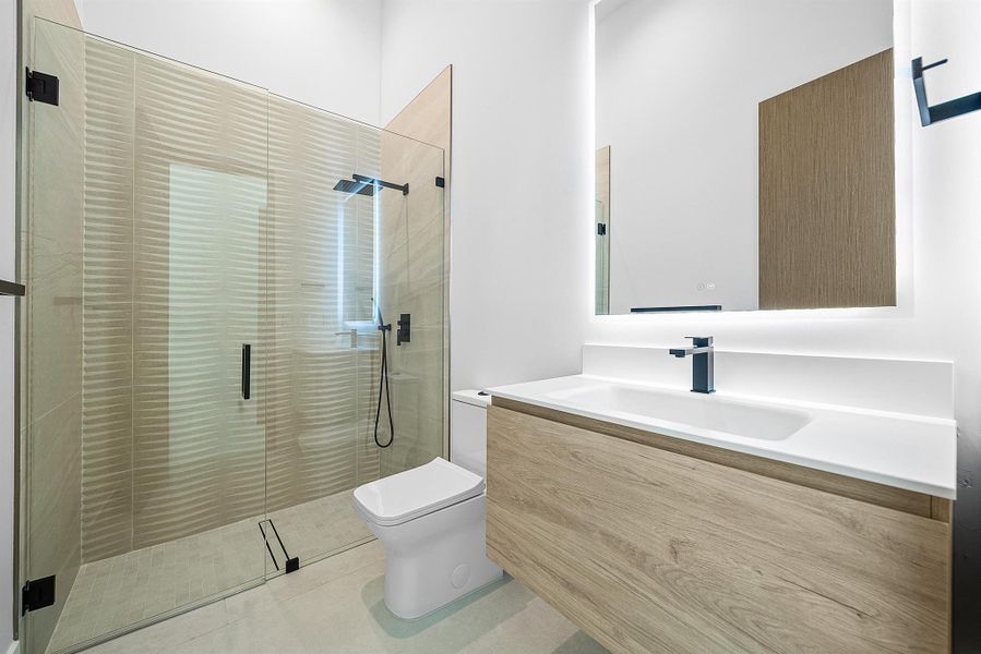 Furnished interior view inside a new home in , Wellington (Image 36).