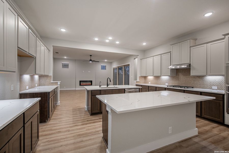 Furnished interior view inside a new home in The Reserve at Potranco Oaks, Castroville (Image 9).
