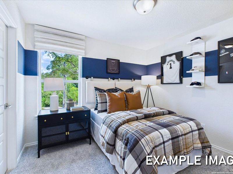 Furnished interior view inside a new home in Meadows at Oak Creek, San Antonio (Image 24). Furnished interior view inside a new home in Meadows at Oak Creek, San Antonio (Image 24).