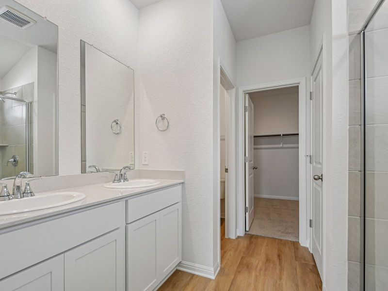 Furnished interior view inside a new home in Prairie Winds - Reserve Collection, Hutto (Image 4). Furnished interior view inside a new home in Prairie Winds - Reserve Collection, Hutto (Image 4).