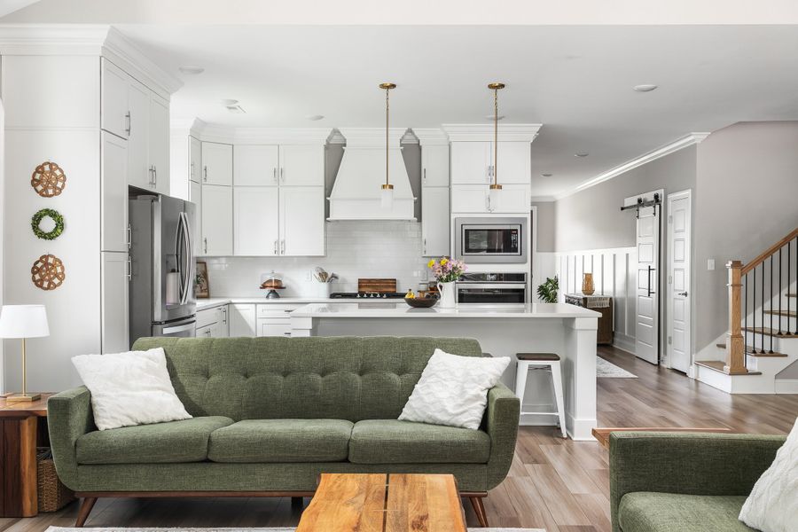 Representative furnished interior of a home built from the The Oxford by Greentech Homes LLC in The Thicket at Sedman Hills, Hixson (Image 7).