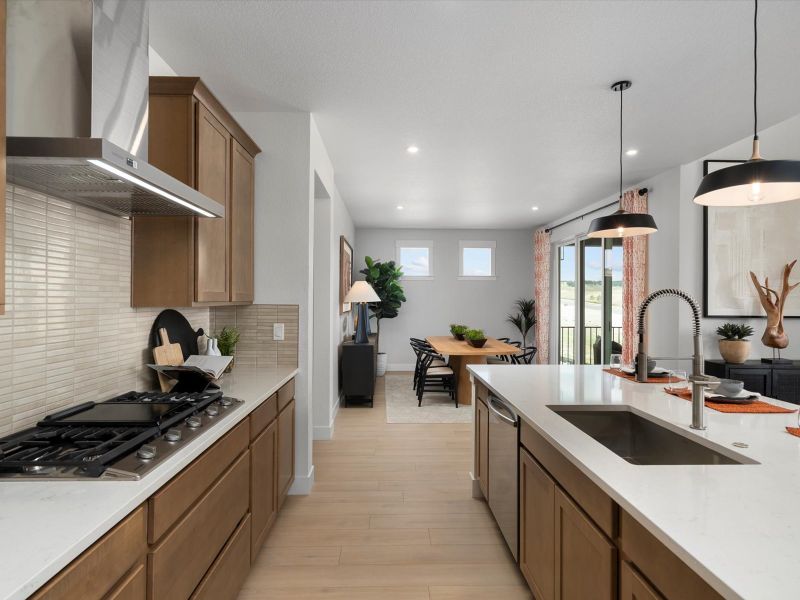 Representative furnished interior of a home built from the Walter by Lokal Homes in Paint Brush Hills, Peyton (Image 14).