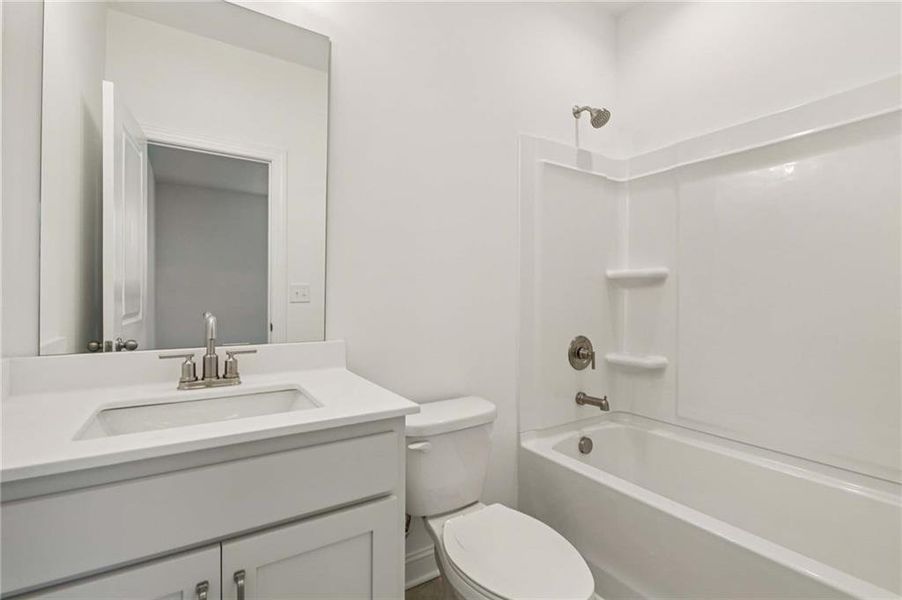 Furnished interior view inside a new home in East Harbor II at Chestatee, Dawsonville (Image 5).