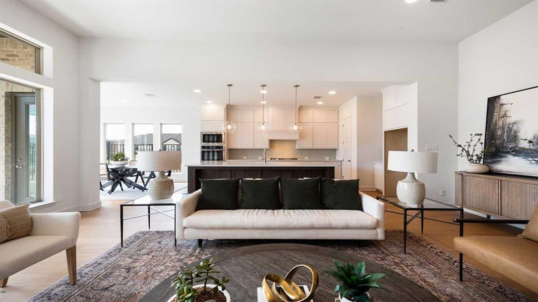 Furnished interior view inside a new home in North Sky, Celina (Image 9).