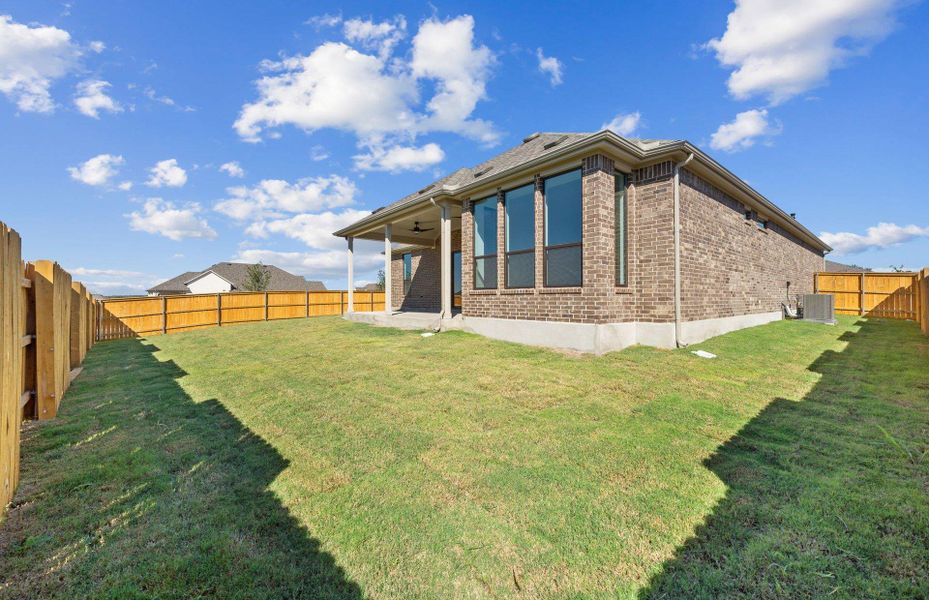 Exterior details and patio area of a home in 6 Creeks, Kyle (Image 17). Exterior details and patio area of a home in 6 Creeks, Kyle (Image 17).