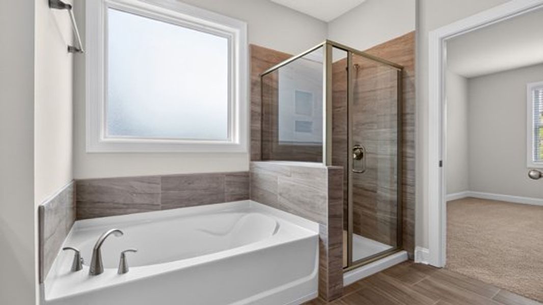 Furnished interior view inside a new home in The Manors at Haywood Glen, Knightdale (Image 6).