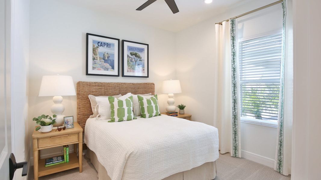Furnished interior view inside a new home in Palm Grove, Lakewood Ranch (Image 9). Furnished interior view inside a new home in Palm Grove, Lakewood Ranch (Image 9).