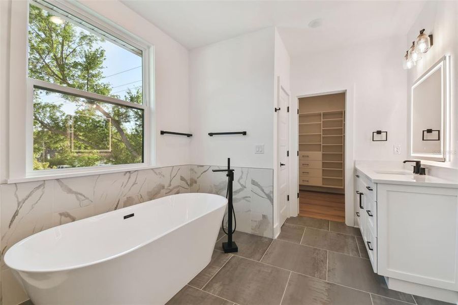 Furnished interior view inside a new home in , Tampa (Image 8).