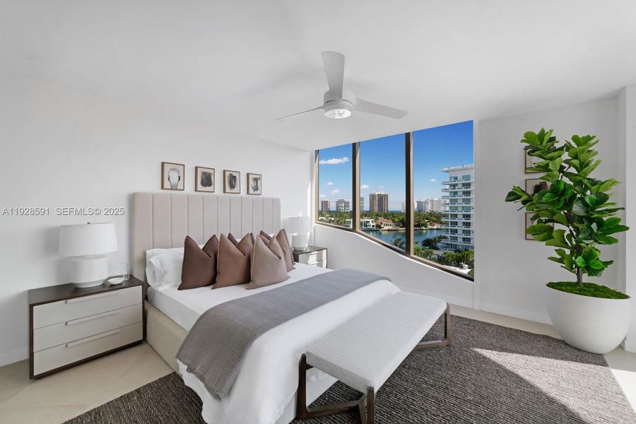 Furnished interior view inside a new home in , Bay Harbor Islands (Image 49). Furnished interior view inside a new home in , Bay Harbor Islands (Image 49).