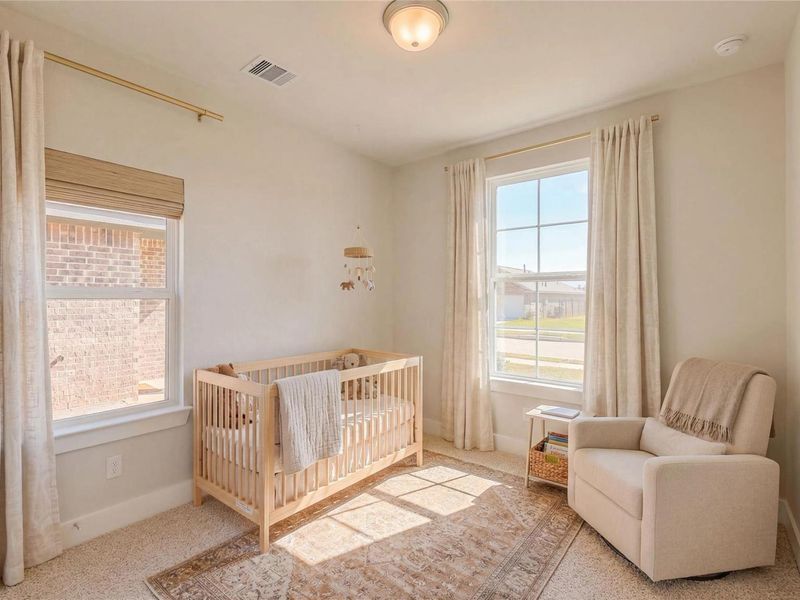 Furnished interior view inside a new home in Sunterra, Katy (Image 11).