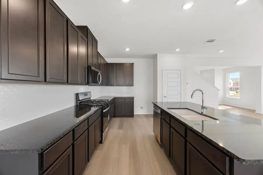 Furnished interior view inside a new home in Salerno - Heritage Collection, Round Rock (Image 10). Furnished interior view inside a new home in Salerno - Heritage Collection, Round Rock (Image 10).