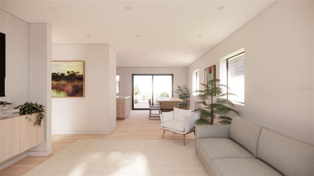Furnished interior view inside a new home in , Lady Lake (Image 9).