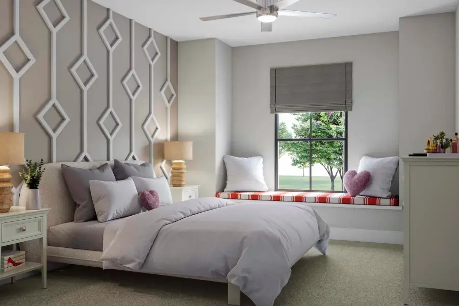 Furnished interior view inside a new home in Woodson’s Reserve, Spring (Image 12).