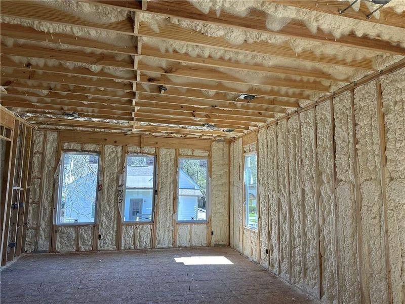 In-progress construction of a new home in , Atlanta, GA (Image 41). In-progress construction of a new home in , Atlanta, GA (Image 41).