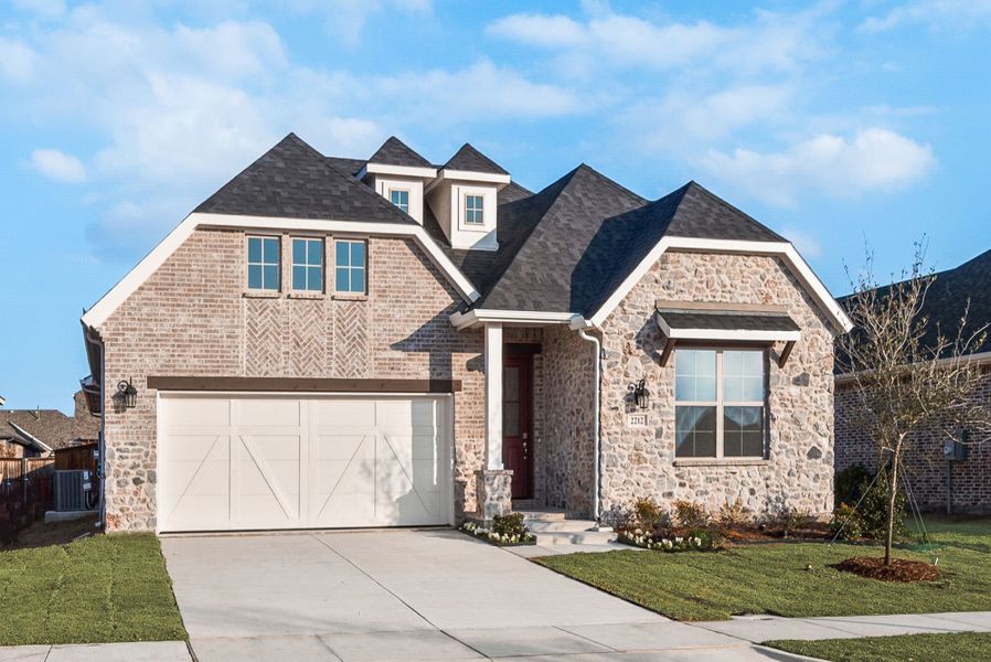 The Antigua - French Country Elevation